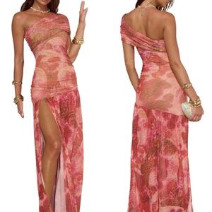 Runaway Masaki  One Shoulder  Maxi Dress